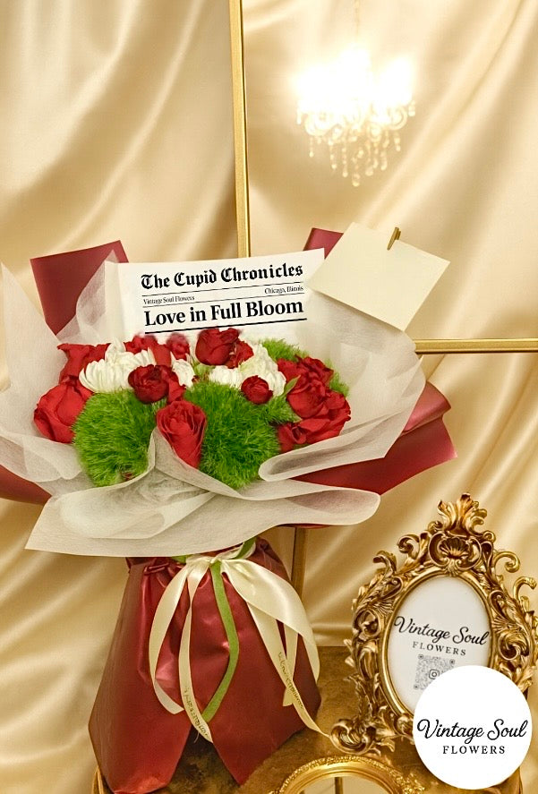 The Cupid Chronicles Vintage Bouquet (multiple options available)