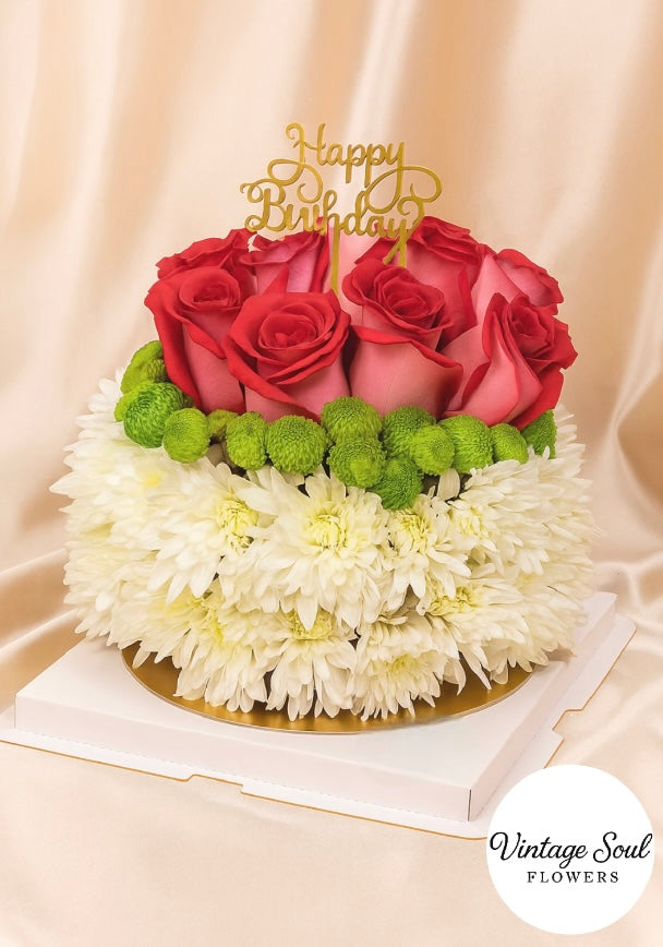 Freestyle Flower Cake Arrangement (multiple options available)