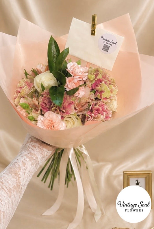 Half-Wrapped Vintage Bouquet of the Day (Florist Choice)
