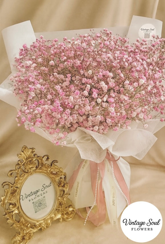 Baby Breath Flower Bouquet (multiple options available)
