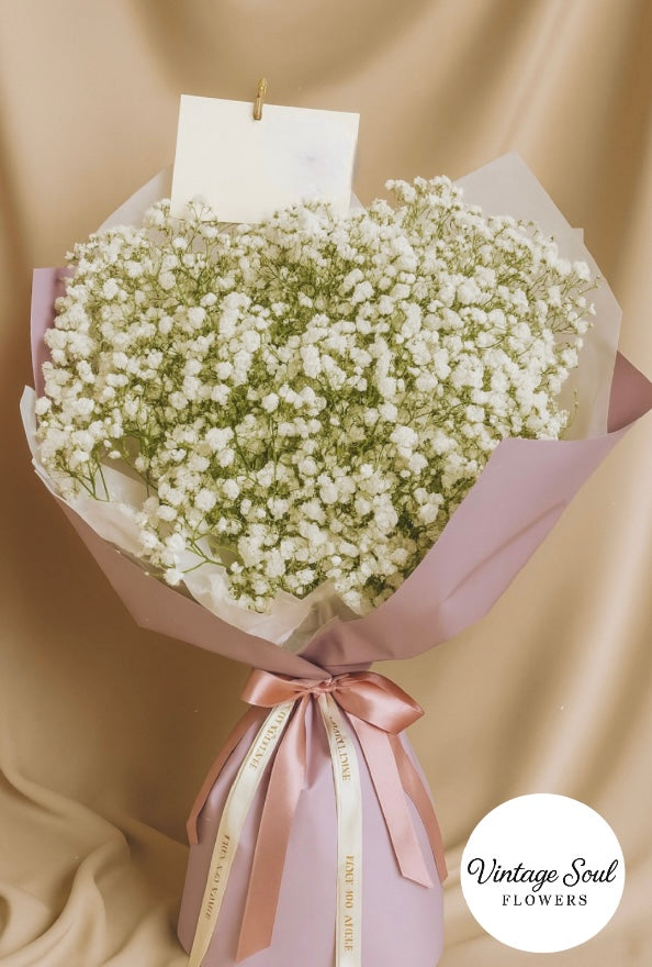 Baby Breath Flower Bouquet (multiple options available)