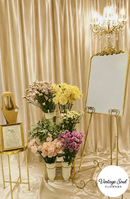 Mini Flower Bar Experience (Up to 3 or 6-hour display for 15 Bouquets)