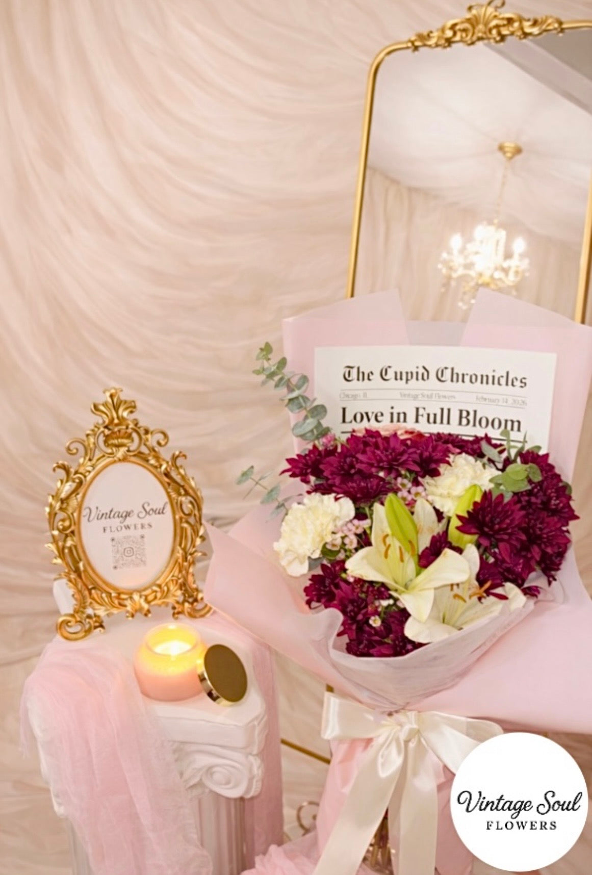 The Cupid Chronicles Vintage Bouquet (multiple options available)