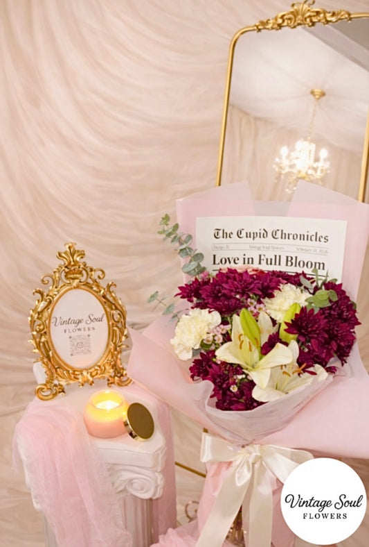 The Cupid Chronicles Vintage Bouquet (multiple options available)
