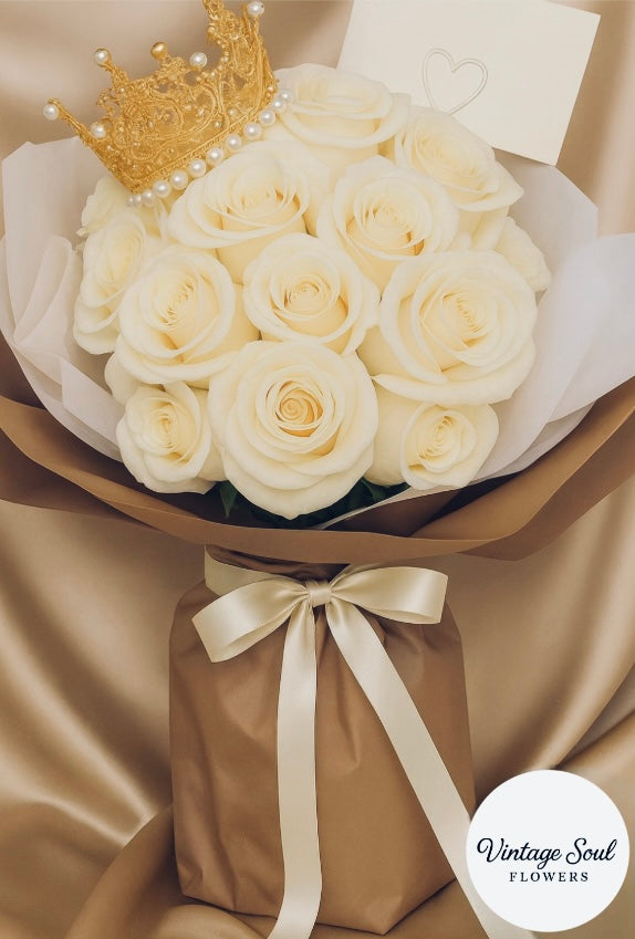 Princess Rose Flower Bouquet (multiple options available)