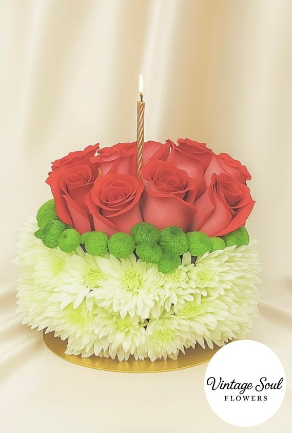 Freestyle Flower Cake Arrangement (multiple options available)